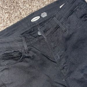 Black rockstar skinny jeans